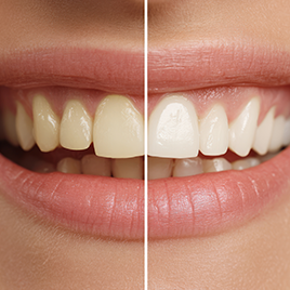 Teeth Whiteness Comparison image